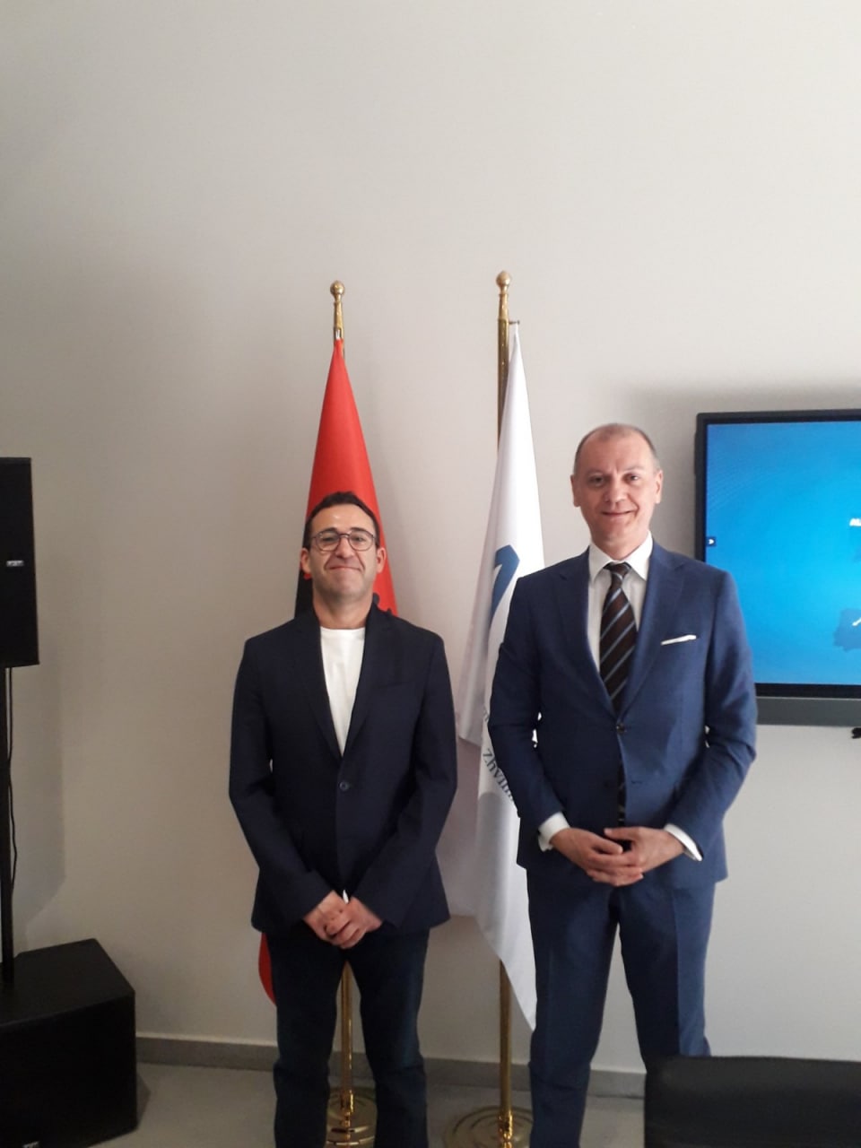 Tirana Ambassador Vukčević meets the Director of the Albanian